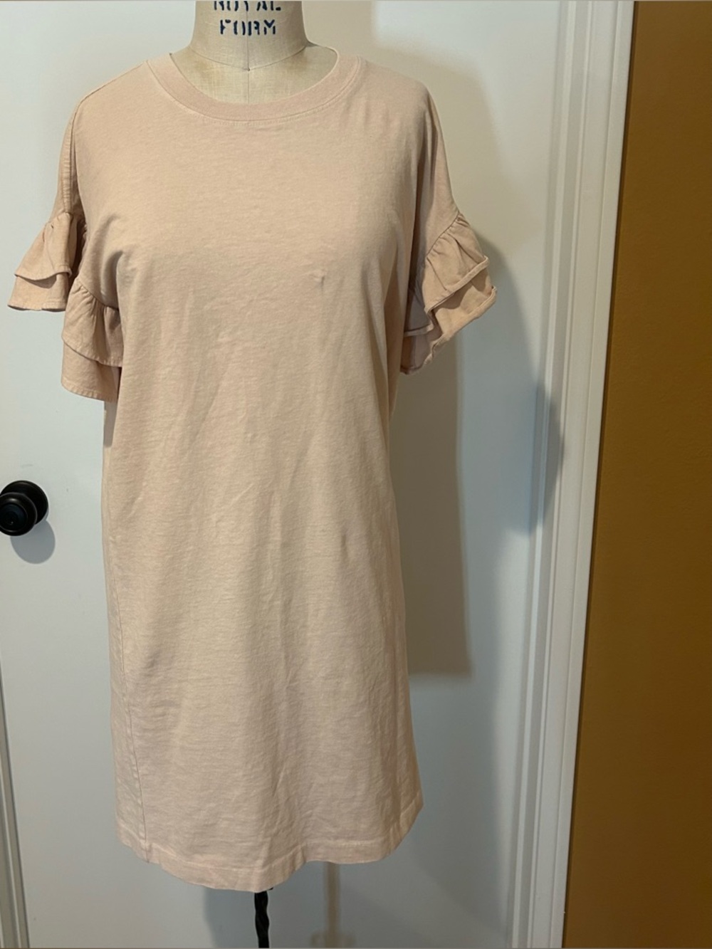Current/Elliott 100% Cotton Soft Blush Knit Dress